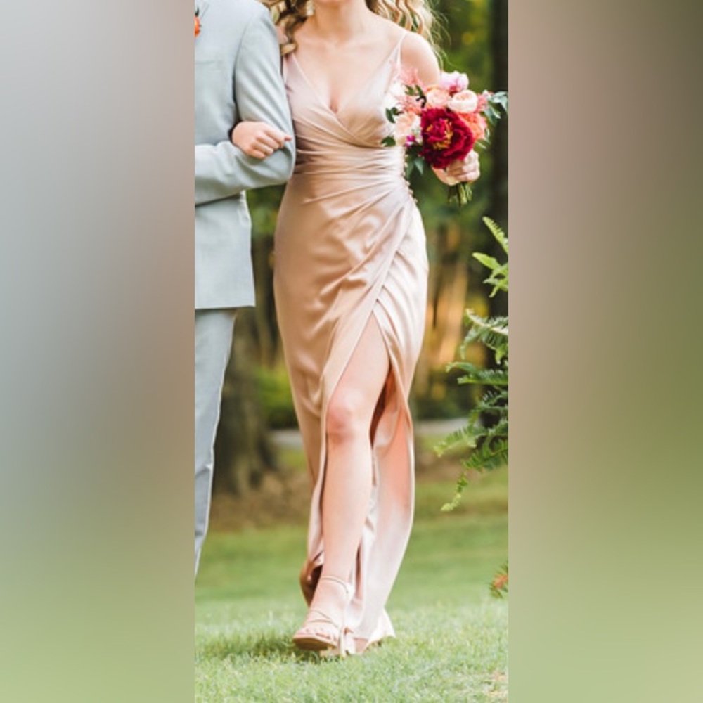 Galina Signature Collection champagne color dress